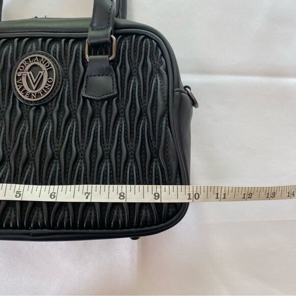 Valentino Orlandi Gunmetal Top Handle East West Hand Bag - Picture 14 of 16